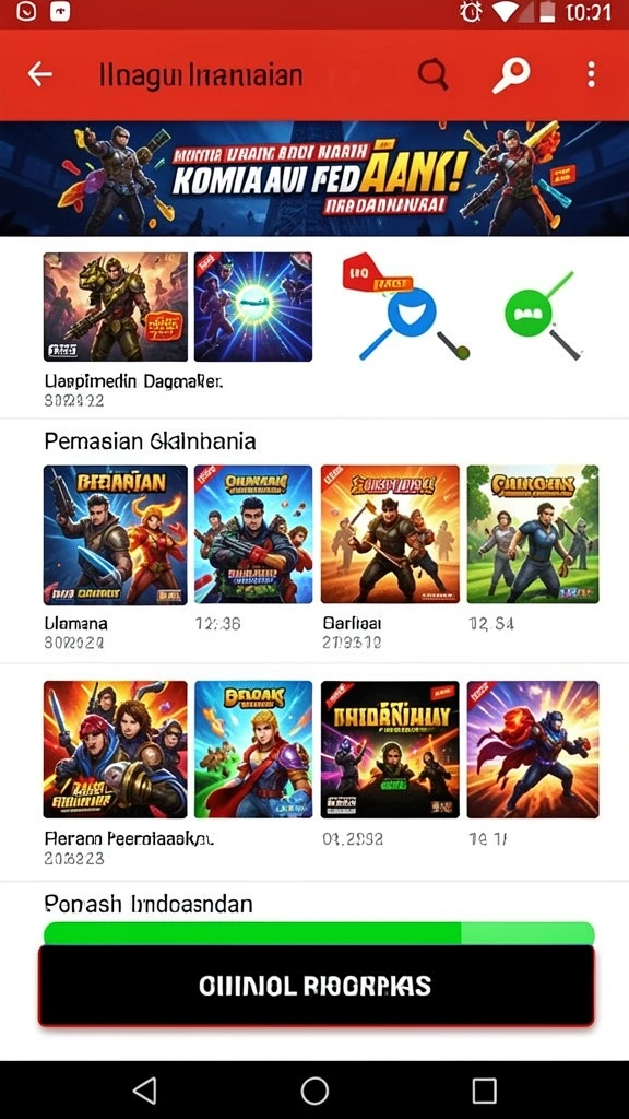 aakasino - Antarmuka pengguna yang mudah digunakan.