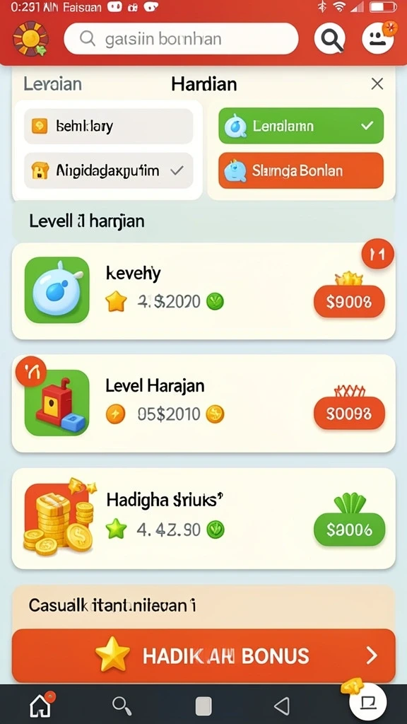 bebasmax - Tampilan antarmuka yang intuitif dan mudah digunakan.