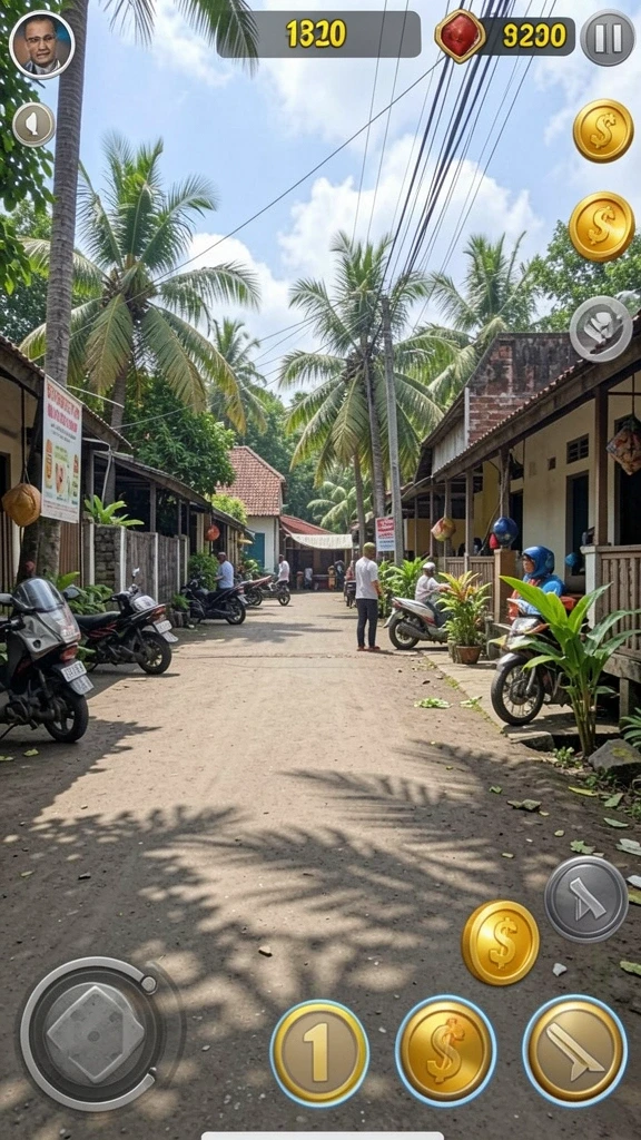 ligaraya - Screenshot tampilan karakter yang dapat dikustomisasi.