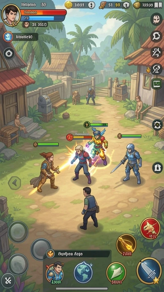 rdi88 - Karakter lucu dan beragam dalam game.