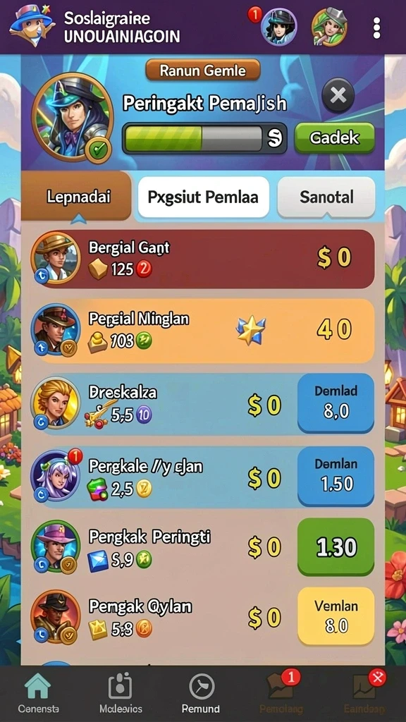 y89 - Karakter unik yang bisa dipilih di Y89.